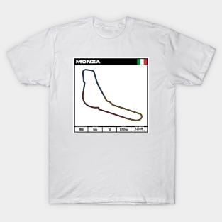 formula one circuit monza - formula one track - formula 1 track T-Shirt Hoodie T-Shirt T-Shirt